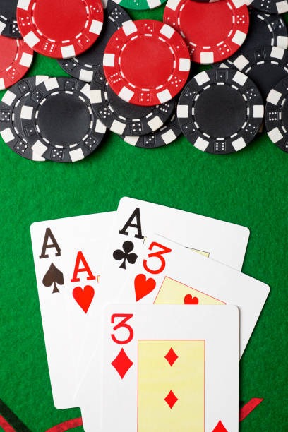 Live blackjack table with dealer and cards