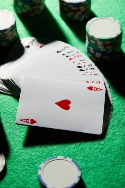 Baccarat table interface